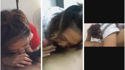 หลุดสาวแว่นน่ารัก ถ่ายคลิปแฟนตอนโดนเย็ด เย็ดกันหน้ากระจก