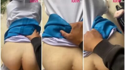 คลิปหลุดนักเรียน แอบเย็ดกับเพื่อนหลังห้องพักครู โก่งตูดเย็ด ใส่ถุงยางเย็ดเจอควยใหญ่ครางเสียวหี