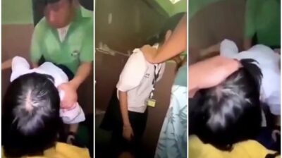 หลุดวัยรุ่นไทย วัยอยากรู้อยากลอง ให้เพื่อนชาย 2 คนรุมคาห้องน้ำโรงเรียน