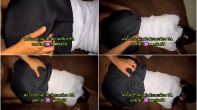 ม.ต้นเย็ดกัน แอบเย็ดในห้องต้องรีบเย็ด จัดหนักเย็ดกันคาชุด