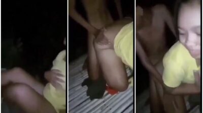 น้องม่อนสาวม.ต้น ผมสั้นหีหวาน โดนไปรุมเย็ดที่กระท่อมปลายนาหุ่น อวบหีอวบน่าเย็ดเสียงไทยคุยไปเย็ดไป