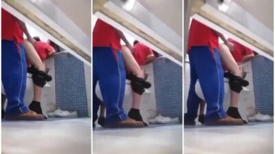 งานแอบถ่าย เพื่อนแอบมาเย็ดกันในห้องน้ำโรงเรียนเลยถ่ายคลิปเก็บไว้