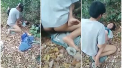 เย็ดนักเรียนคาชุด พาสาวใส่ชุดพละมาเย็ดกันในป่าหลังโรงเรียน