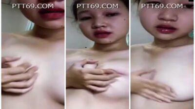 นักเรียนใจเด็ด เปิดนมโชว์อาจารย์ตอนเรียนออนไลน์ นมใหญ่น่ารักเห็นแล้วเงี่ยน