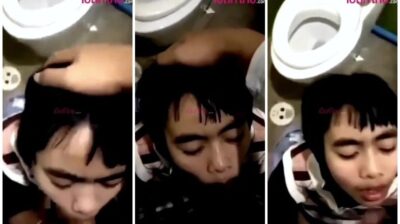 เย็ดน้องมัธยม นัดรุ่นน้องมาเล่นเสียวในห้องน้ำโรงเรียน