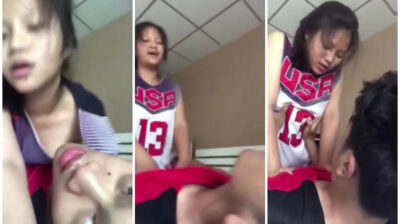 วัยรุ่นเย็ดกับแฟน ตั้งกล้องขย่มควย ปิดเทอมแอบพามาเย็ดกันที่บ้าน แต่คลิปหลุดจากกลุ่มลับ