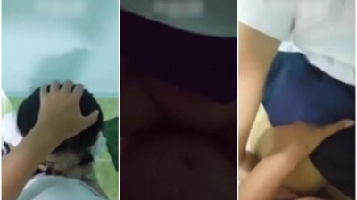 นักเรียนแอบเย็ดกัน หลังโรงอาหาร จับควยเข้าหี เย็ดสดแตกใน