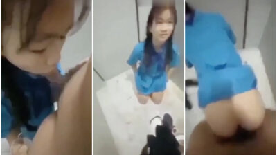 นักเรียนมอต้น โดนเพื่อนตัวเองเปิดซิงในห้องน้ำโรงเรียน