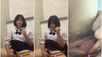 หลุดน้องข้าวปุ้น เด็กนักเรียนดังแถวอีสาน ตั้งกล้องโชว์เสียวอัปคลิปลงกลุ่มลับ