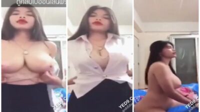 งานคอลเสียว นักศึกษาตั้งกล้องเบ็ดหีคาชุดเเลกไอโฟน