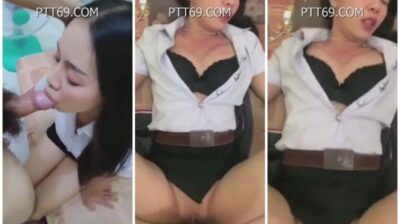 เย็ดหีสาวนักศึกษา แหวกกางเกงในเย็ดคาชุด นมใหญ่ขาวเนียนเย็ดฟินจนเกือบแตกในหี