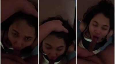 หลุดทางบ้าน นักเรียนสาวโดนแฟนหนุ่มให้โม็คควยให้เเล้วขอถ่ายคลิป