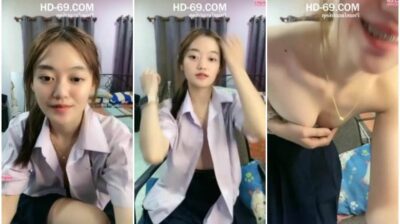 เบ็ดหีคาชุดนักเรียน หลุดจากกลุ่มลับ งานดีนมขาวมากยั่วเย็ดสุด ๆ