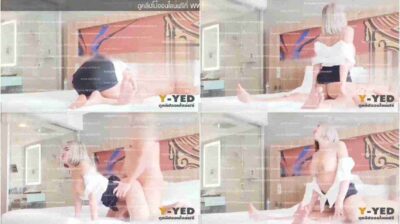 ห้องเชือดสาวไทย รับงานเย็ดคาชุด หุ่นอวบนมใหญ่โดนเย็ดท่าหมาแตกในคาชุด