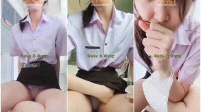 หลุดสาวพาณิชย์ แหวกกางเกงในให้ดูหีในห้องเรียน ขาวเนียนน่ารักยันแคมหี
