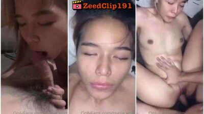 น้องเหมยลีลาเด็ด ใช้ปากโลมเลียอมควยให้แฟนหนุ่ม โม้กควยสุดลำแล้วต่อเย็ดหีกันจนเเตก