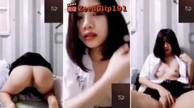 สาวมัธยมเงี่ยนหี นั่งเกี่ยวหีวีดีโอคอลกับผัวรุ่นพี่ บีบนมโยกเอวโคตรยั่วเย็ด หีชมพู หีฟิตน่าเย็ด